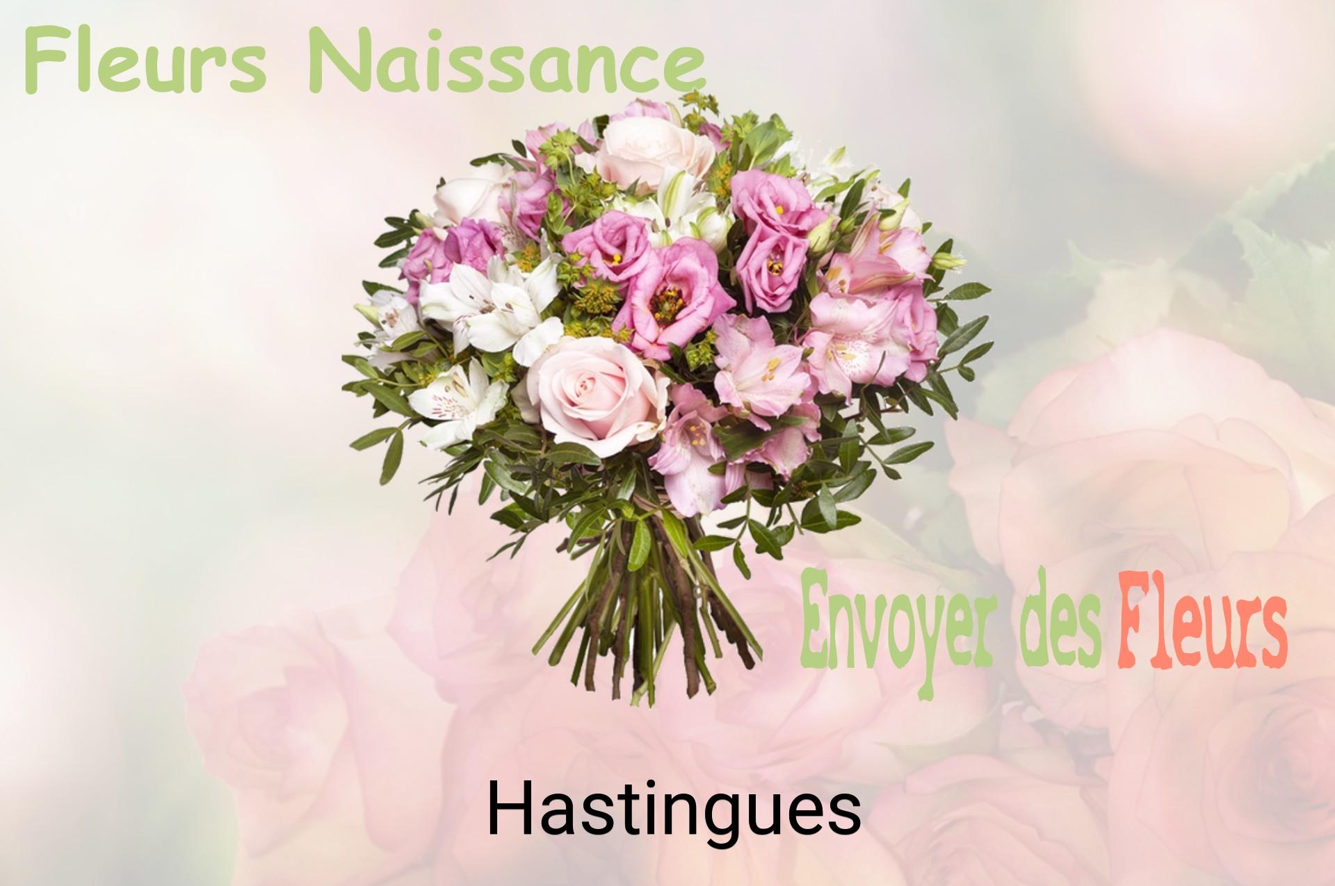 Bouquet de fleurs de naissance livré à Hastingues